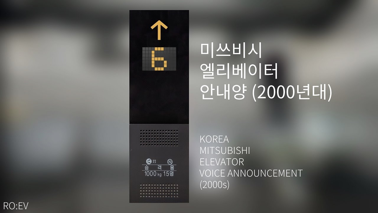 [구독자 600명 특집!] 2000년대 미쓰비시엘리베이터 안내양 모습!