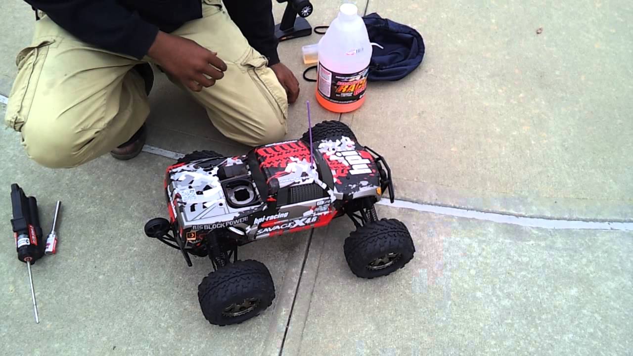 Hpi savage x 4.6 first run after breakin