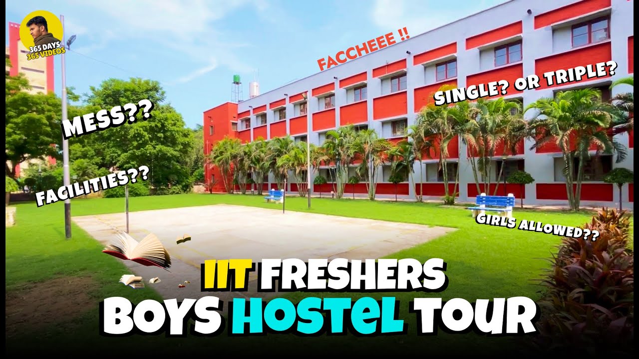 IIT Freshers Boys Hostel Tour❤️ | Rajendra Bhawan, IIT Roorkee VIDEO - 255/365