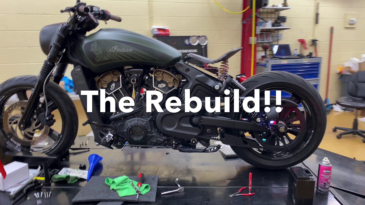 Custom Indian Scout Bobber