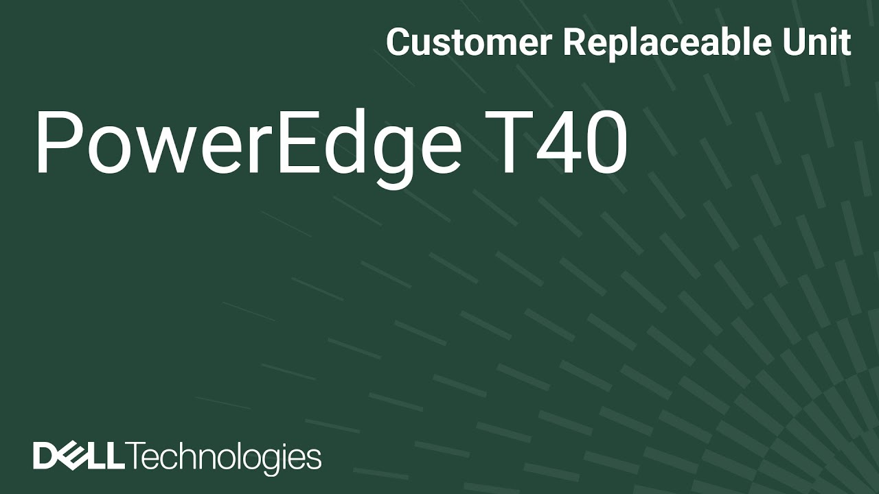 Dell  PowerEdge T40: Remove/Install System Memory