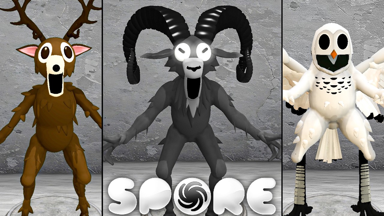 Creating 99 Nights in the Forest Creatures | Spore Timelapse