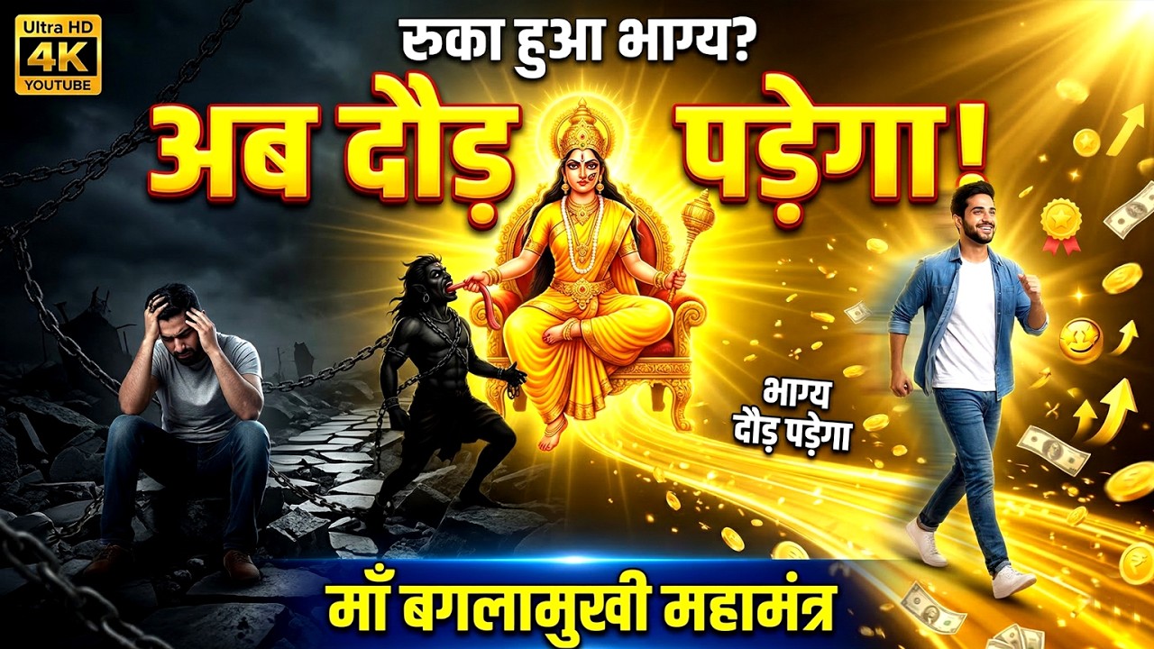 रुका हुआ भाग्य अब दौड़ पड़ेगा! माँ बगलामुखी असंभव विजय महामंत्र | माँ बगलामुखी मंत्र | Maa Baglamukhi