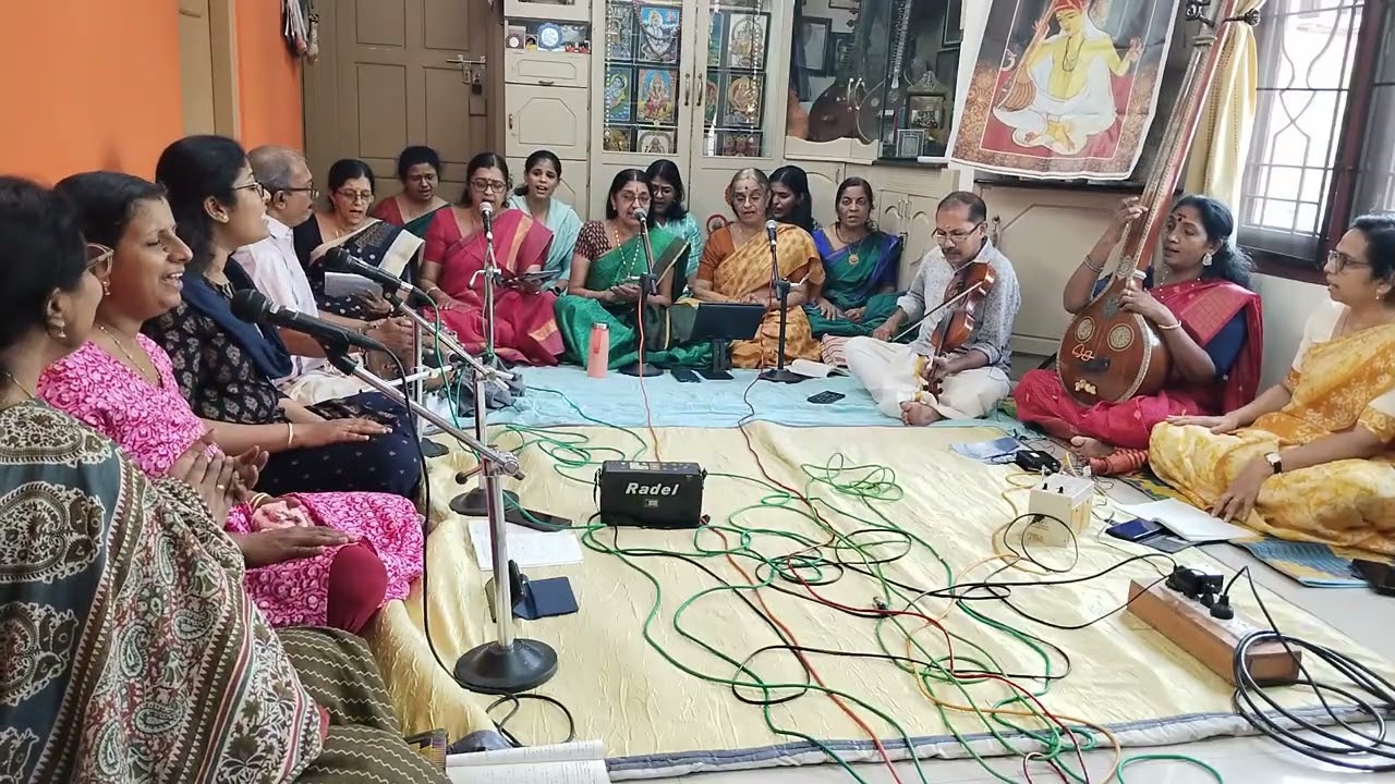 endaro mahanu bhavulu Thyagaraja kriti - Sree Raga - Adi tala by Dr. Bhuvaneswari & team