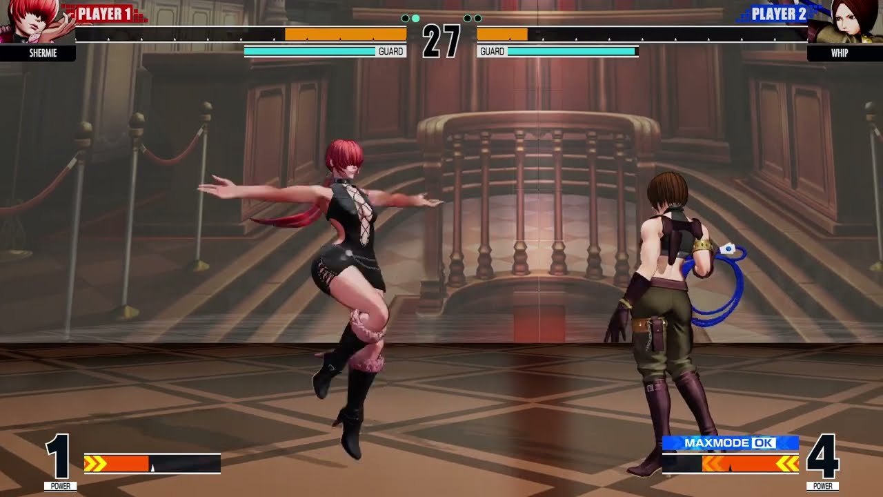 Shermie No Jacket vs. Jacketless Whip | KOFXV