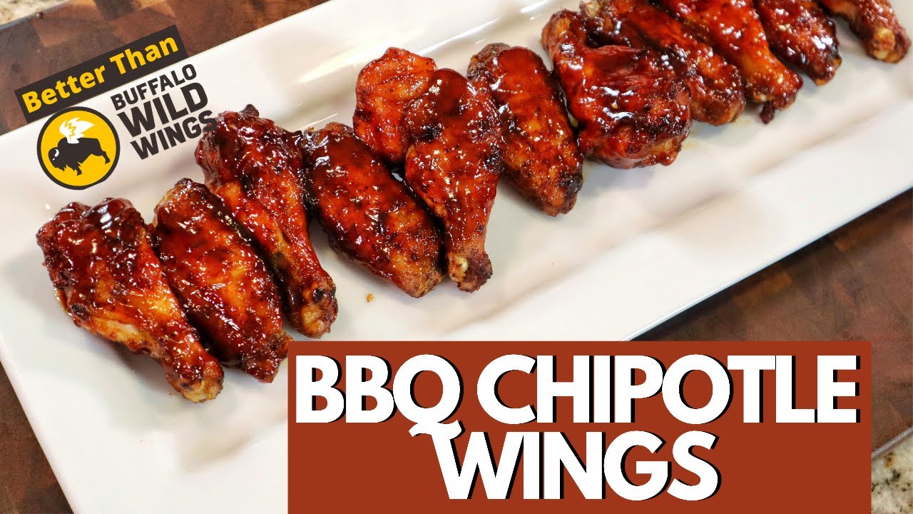 AMAZING! BBQ Chipotle Chicken Wings In The Oven | Super Bowl Food Recipes