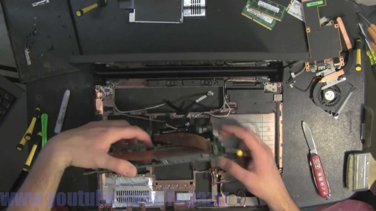 LENOVO Y530  take apart video, disassemble, howto open (nothing left) disassembly disassembly