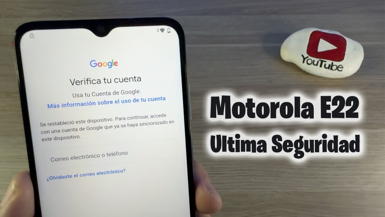 FRP MOTOROLA E22 Como eliminar cCUENTA GOOGLE *Ultima Seguridad*