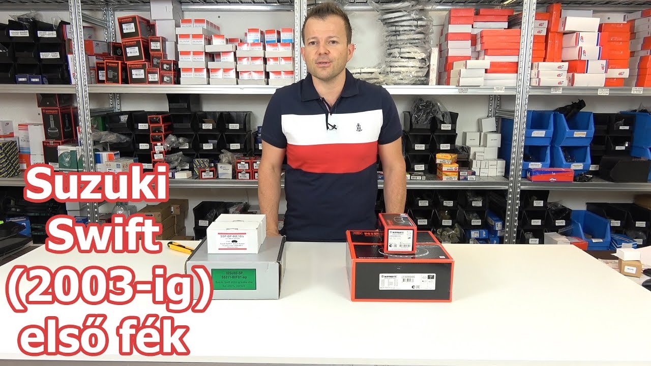 📍[BLOG 21.] Suzuki alkatrészek webáruház. Suzuki Swift első féktárcsa + fékbetét. 1990-2003