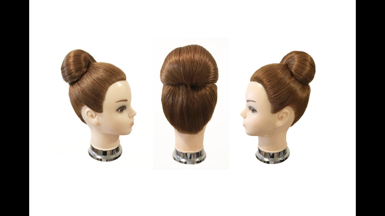 Basic top point Chignon !! Simple & easy tutorial !! 早くて 簡単 トップ シニヨン 基本 !!