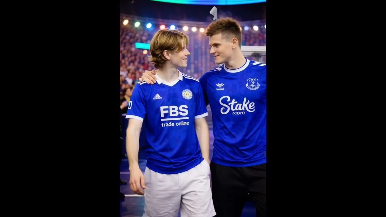 Leicester City vs Everton. Leicester City fan gunged. Football Game Show (AI)