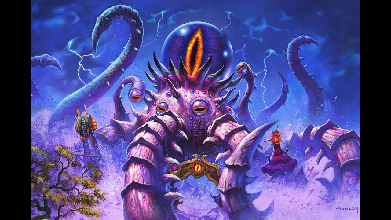 WARLOCK C'THUN | HEARTHSTONE | DARKMOONFAIRE  تشكلية ورلوك سي ثن