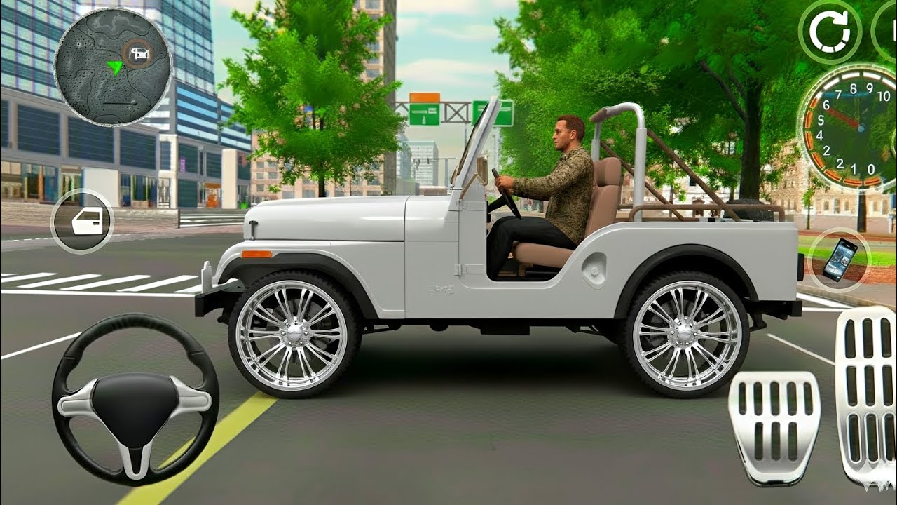 Classic Jeep City Drive 🚙 | Open Jeep Driving Simulator Gameplay | Realistic Car Game