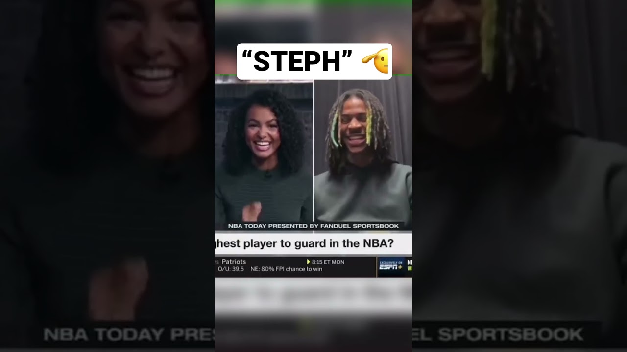 Ja Morant says Steph Curry is the toughest cover in the NBA 💯 #stephcurry #jamorant #shorts