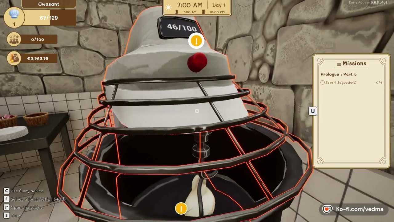 Parisian Brasserie Simulator - 1st Time Gameplay