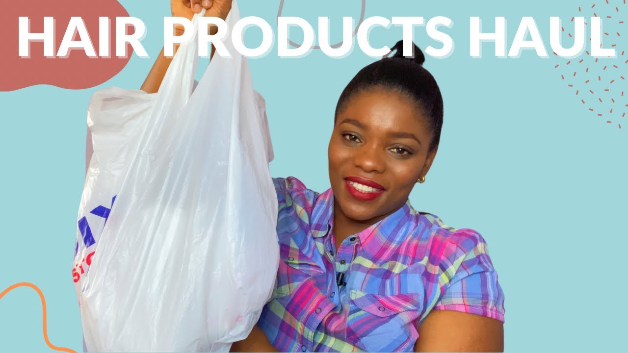 Relaxed Hair Products Haul | Dr Janet