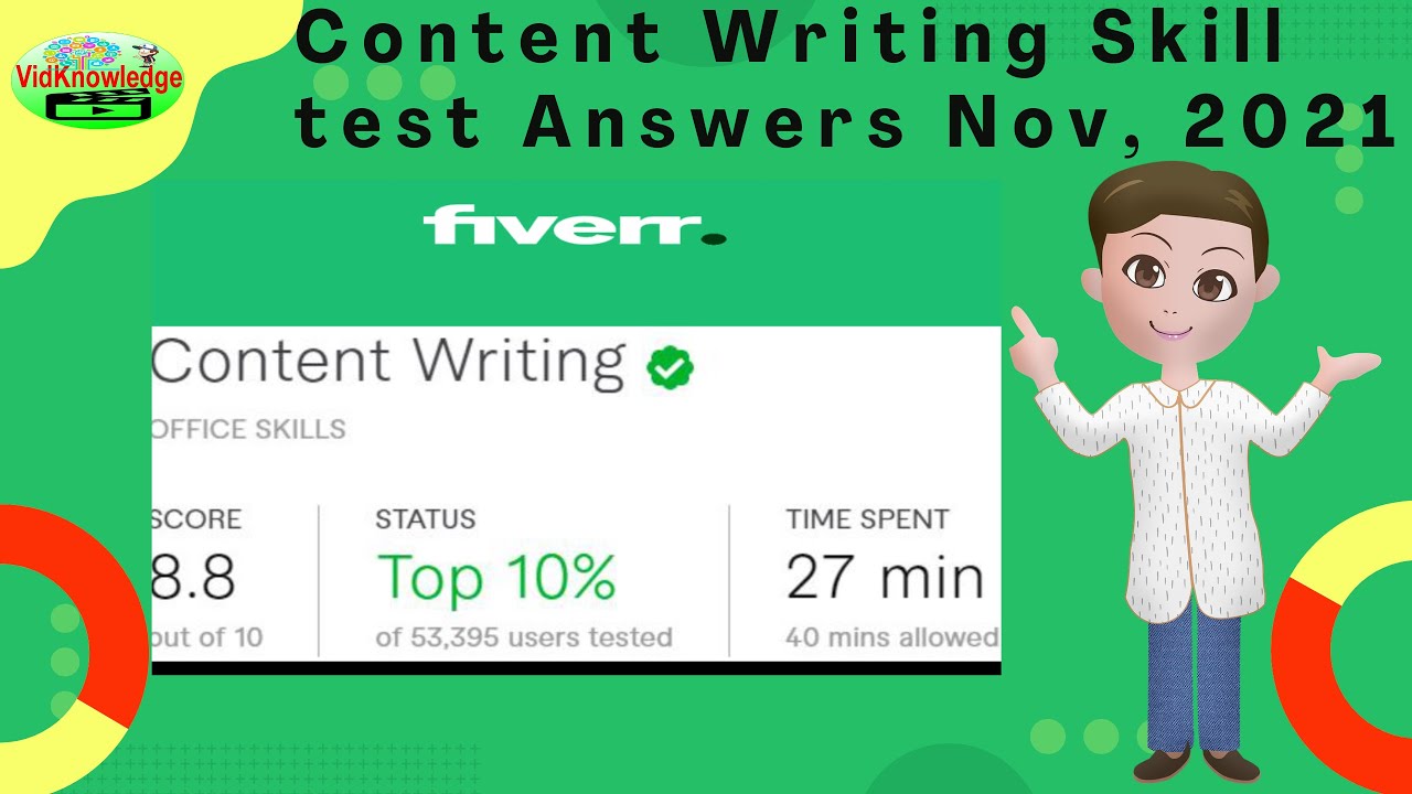 Fiverr Content Writer Test Answers 2021