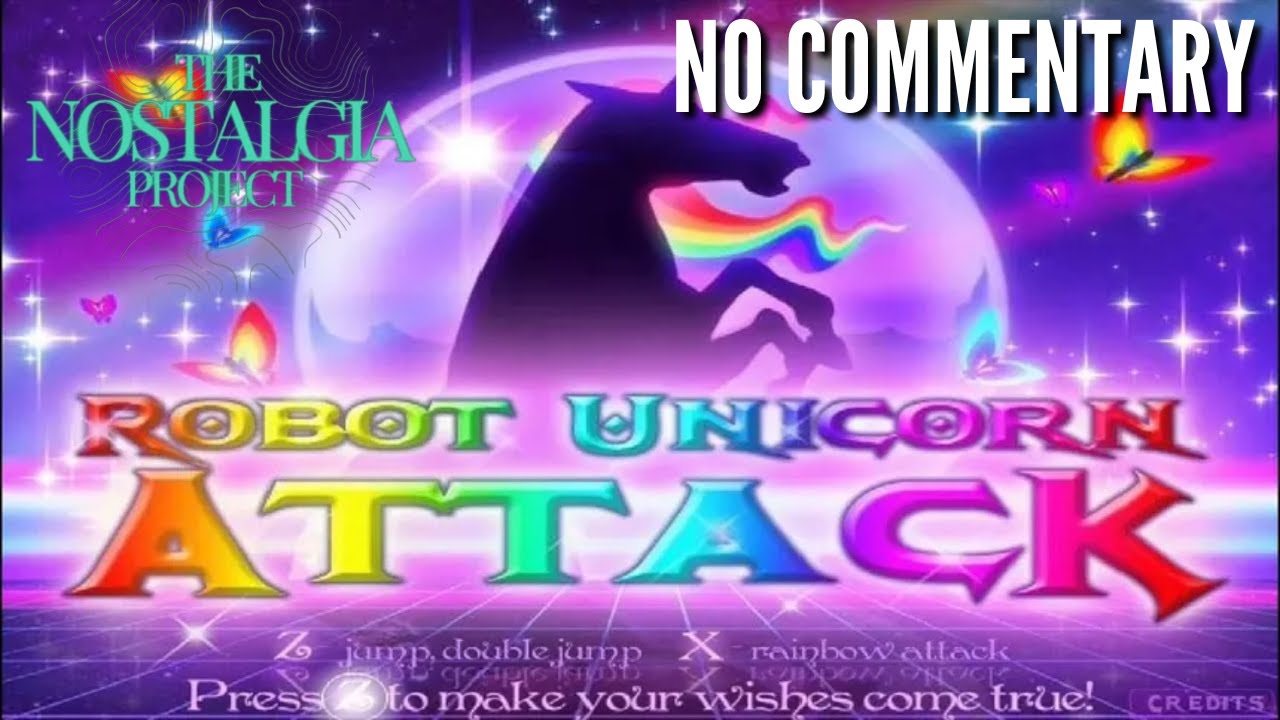 Robot Unicorn Attack - Flash Game -  (No Commentary) PC