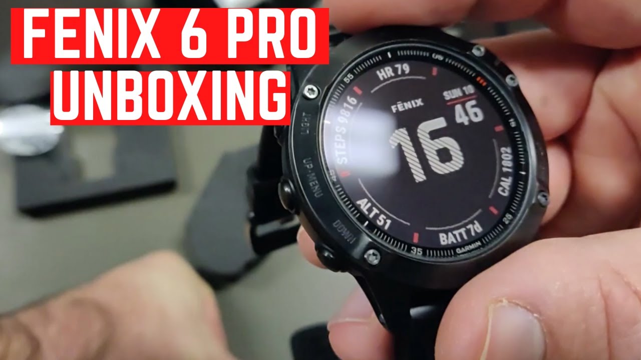 Распаковка и демонстрация Garmin Fenix ​​6 Pro | Объяснение отсутствия сенсорного экрана