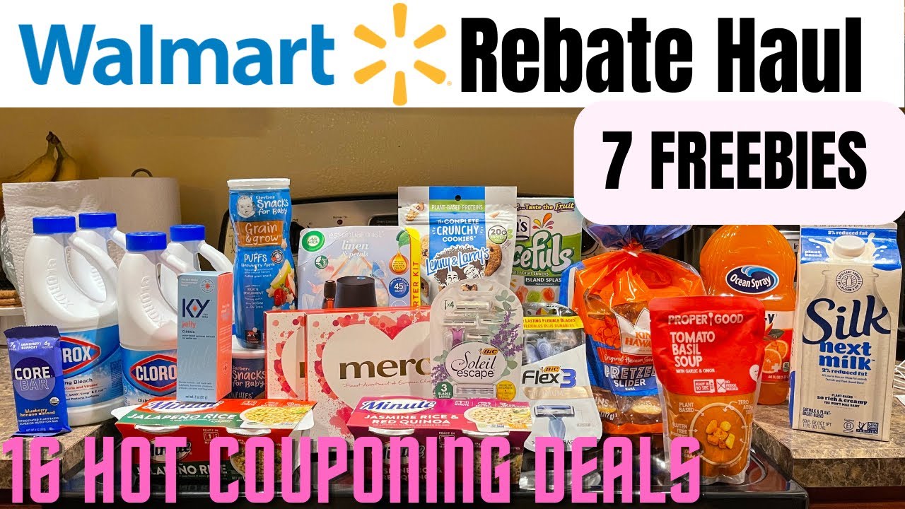 WALMART COUPONING HAUL 1/28 | HOT FREEBIES/MM&rsquo;s | ALL FREE AFTER REBATES |GOOGLE DOC