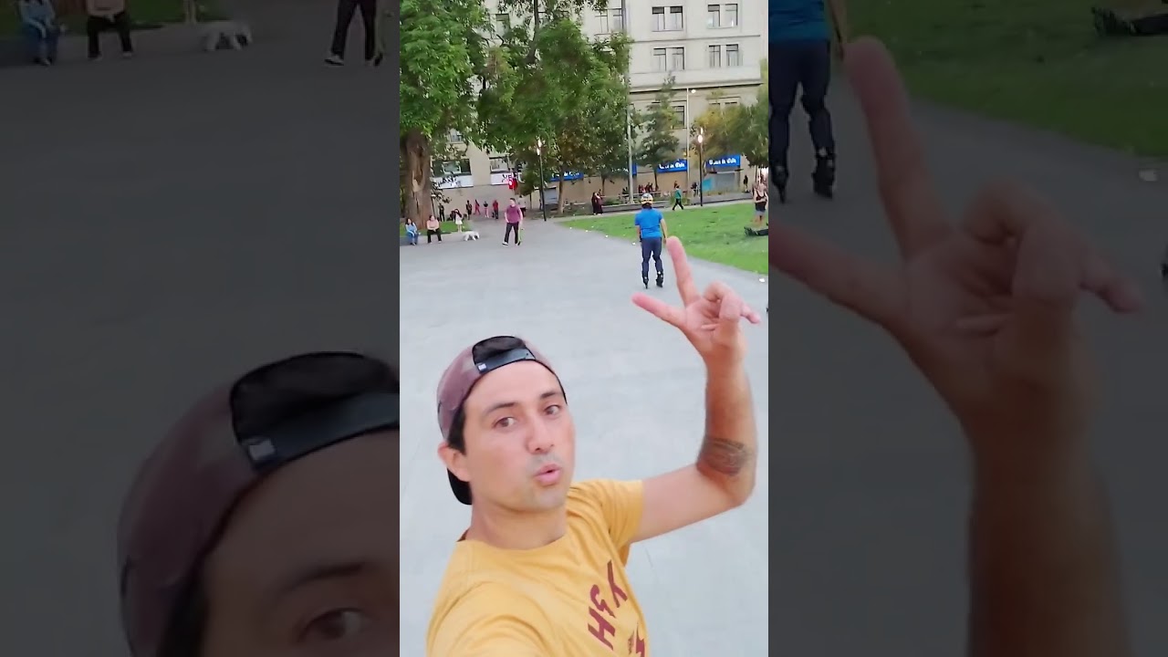 Patinando por Santiago Centro, Chile 🇨🇱