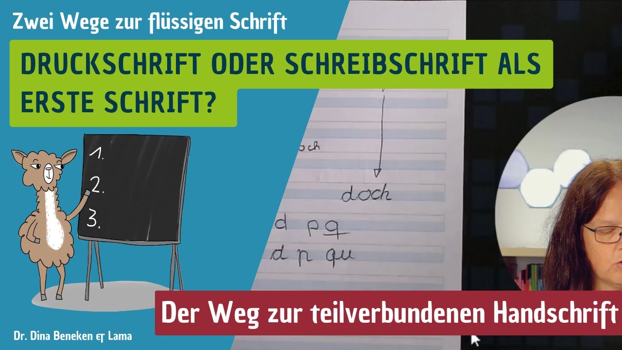Wie lernen Kinder flüssig zu schreiben? Wege zur teilverbundenen Handschrift