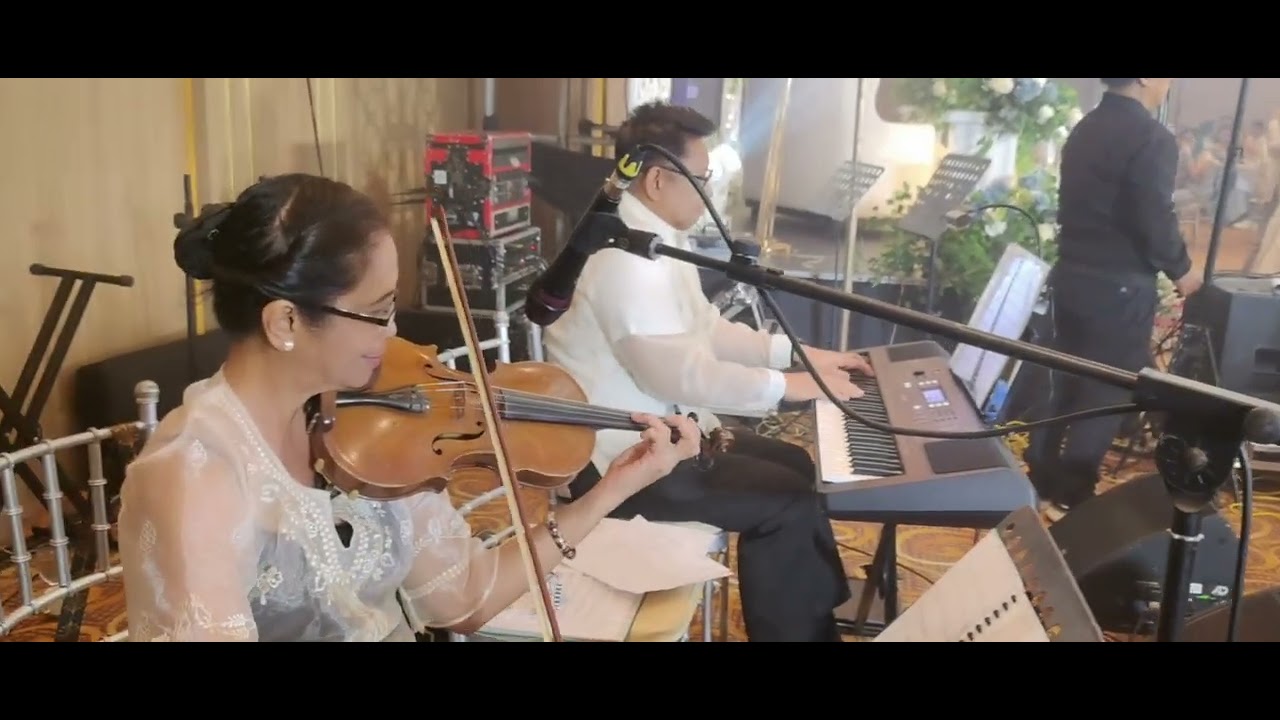 I WILL BE HERE father/daughter dance MANILA QUEZON CITY WEDDING MUSICIANS STRING QUARTET PASAY PASIG
