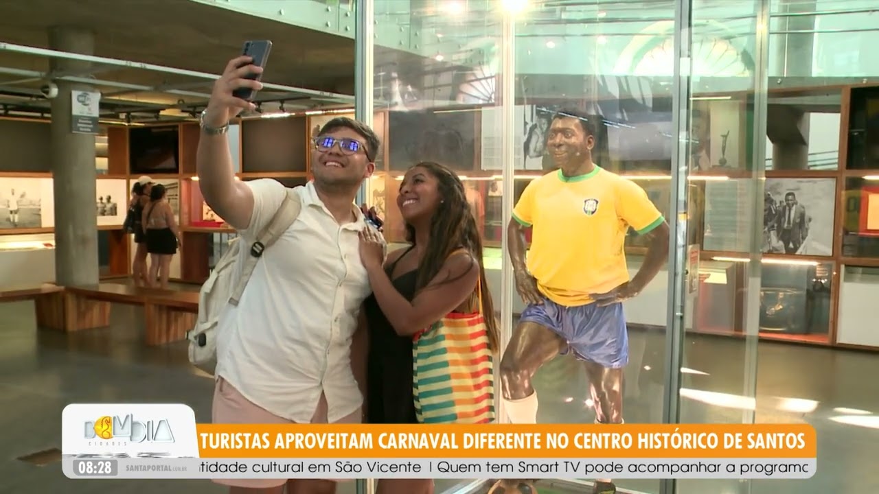 Turistas curtem carnaval “diferente” no Centro Histórico de Santos - 18/2/26