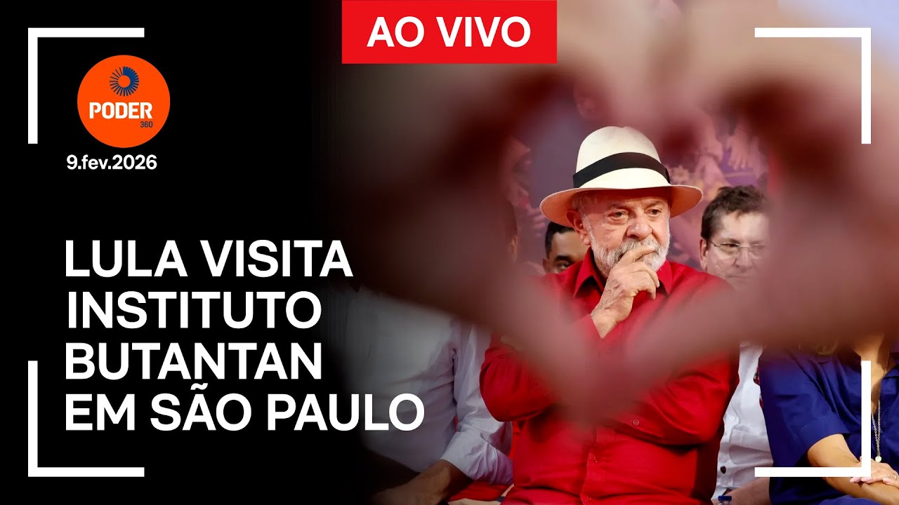 Ao vivo: Lula visita Instituto Butantan em São Paulo