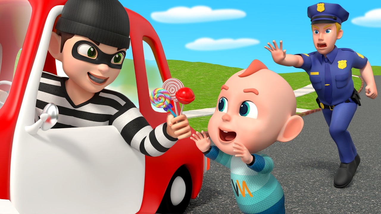 Don’t Take Candy from Strangers | Police Song | Safety for Kids | Rosoo Nursery Rhymes & Kids Songs
