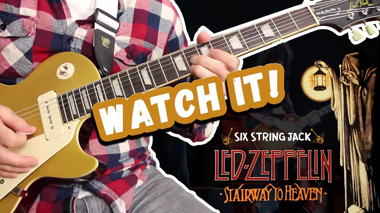 Led Zeppelin - Stairway To Heaven - Guitar Solo Cover (WATCH ME PLAY THE GUITAR SOLO)