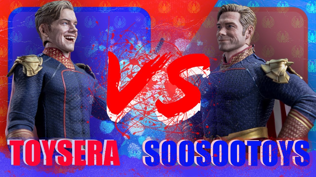 【Unbox】Who is the better homelander？SOOSOOTOYS VS TOYSERA The Boys 黑袍糾察隊 1/6 祖國人護國超人 action figure