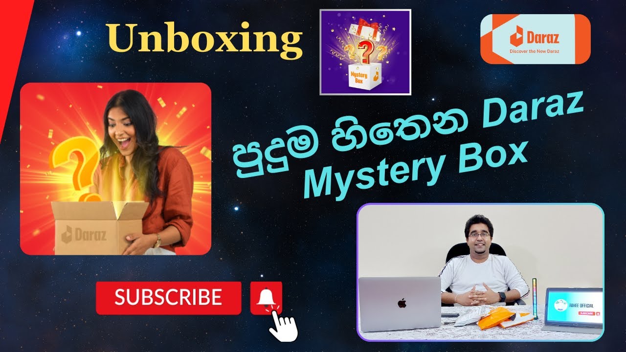Daraz Mystery Box Unboxing|Item review|පුදුම හිතෙන item Review|Abhee Official.