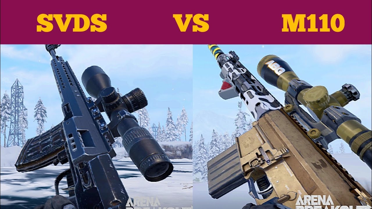 SVDS VS M110 Which one is better? | Arenabreakout | Chamion brothers rule3699