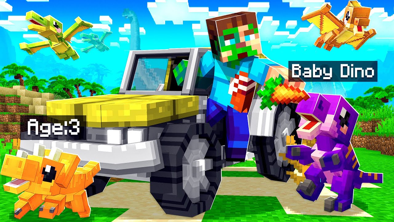 НОВЫЕ *МАЛЫШИ* ДИНОЗАВРЫ НУЖНЫ ДЛЯ ДОБАВЛЕНИЯ В MINECRAFT!