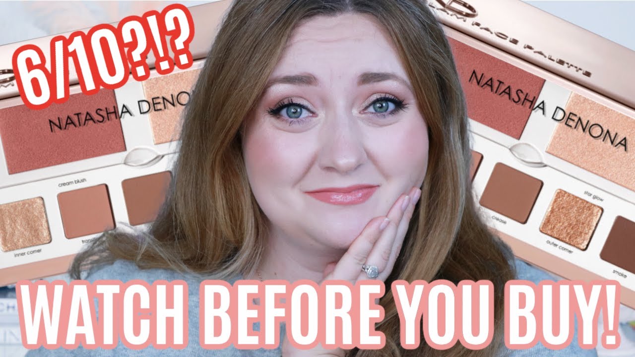 **6/10?!?** NATASHA DENONA GLAM FACE PALETTE LIGHT REVIEW ON FAIR SKIN