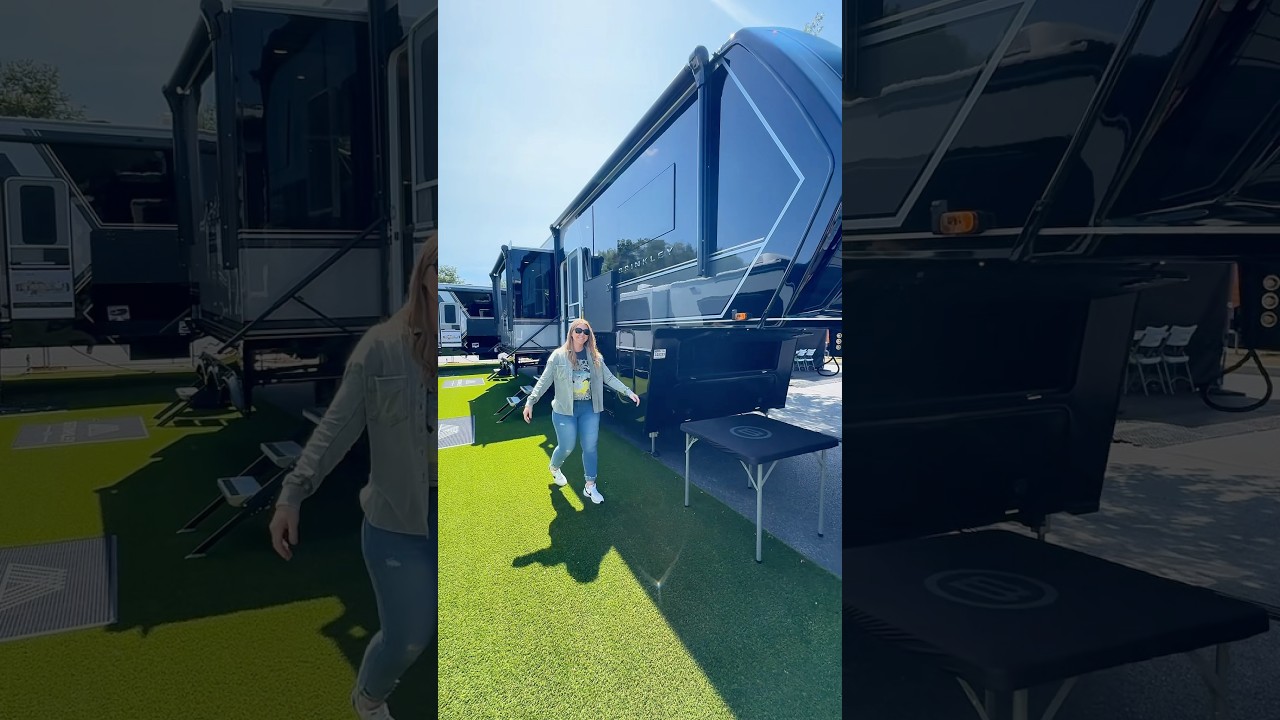 Этот роскошный игрушечный фургончик с пятым колесом имеет ДВА офисных помещения 😳 #дом на колесах...