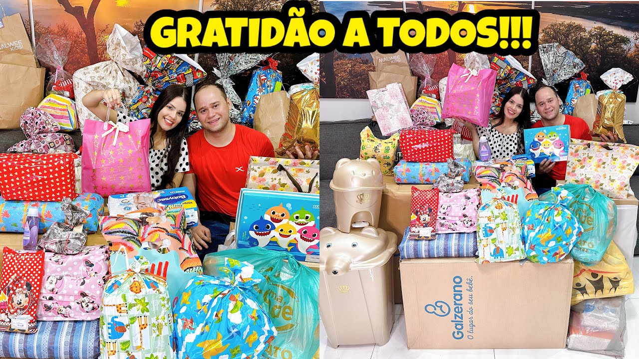 💕ABRINDO OS PRESENTES LINDOS DO CHÁ REVELAÇÃO | MUITA COISA ÙTIL💕