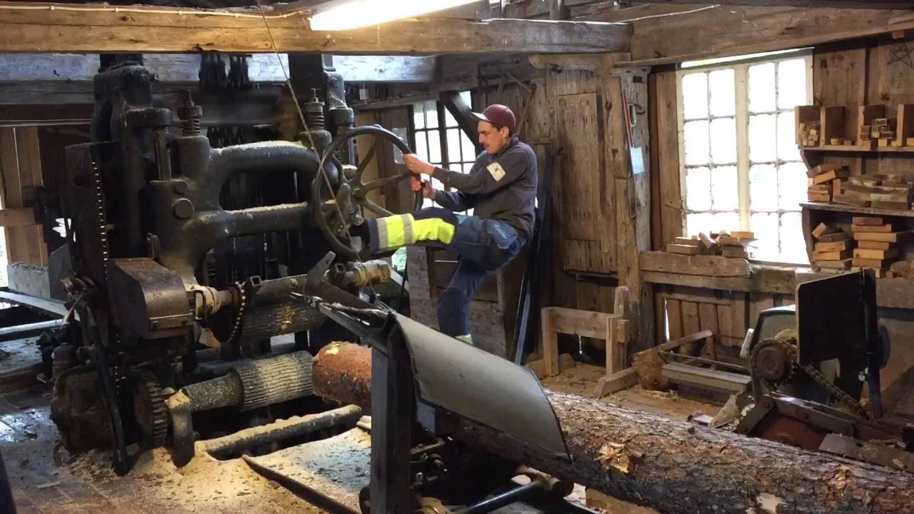 Old Bolinder sawmill / Brutal Bolinder bondsåg i Linghed
