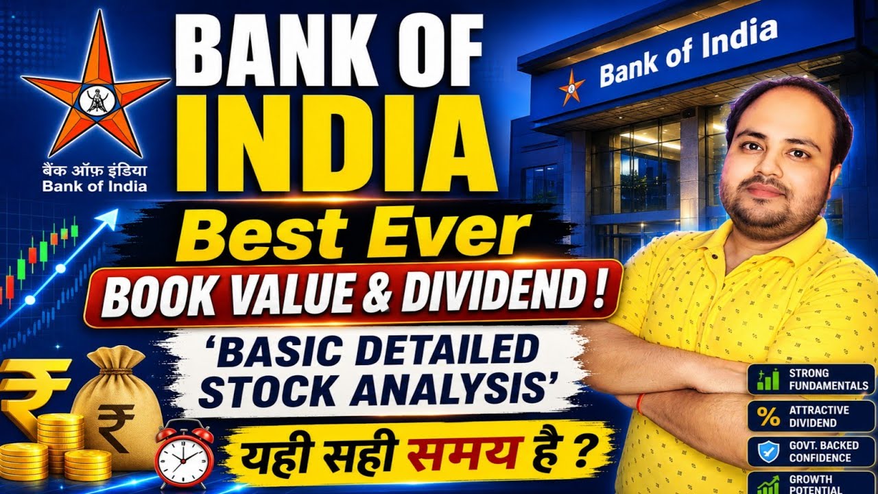 Bank Of India Share Analysis Basic Attractive Fundamentals! | Bank of india share