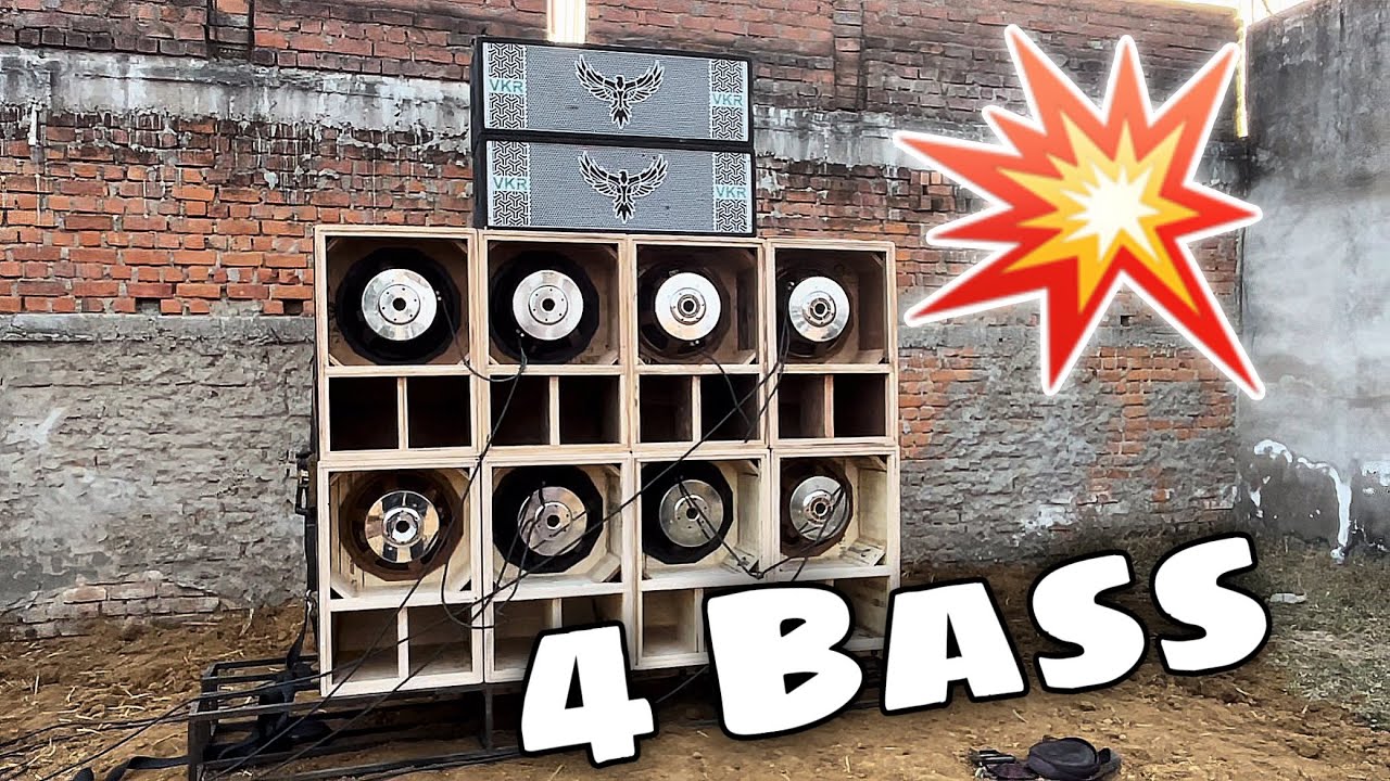 VKr Dj & Cabinets - 4 Bass Sound Check 💥 