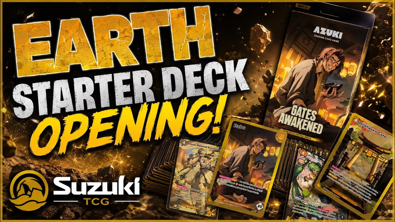     Azuki TCG Earth Starter Deck (ST03) Unboxing & First Look
