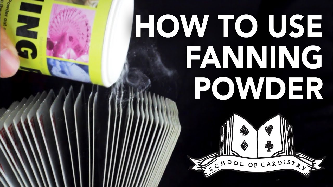 Cardistry for Beginners: Basics - How to Use Fanning Powder Tutorial