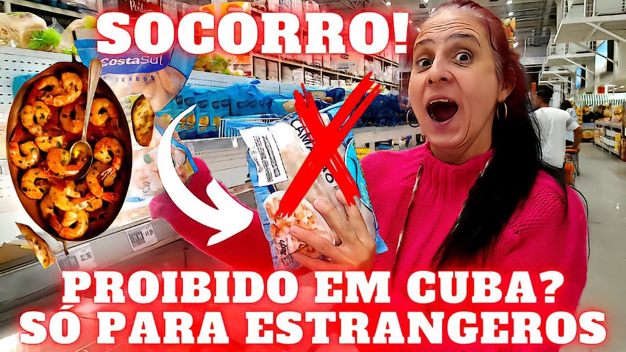 Cubanos reagem ao Supermercado brasileiro😱🤯.Não Acredito?