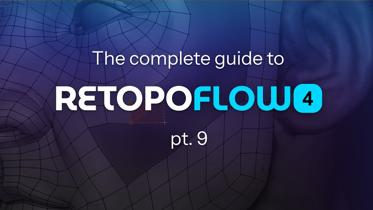 Retopoflow 4 - Face Retopology Workflow Demo