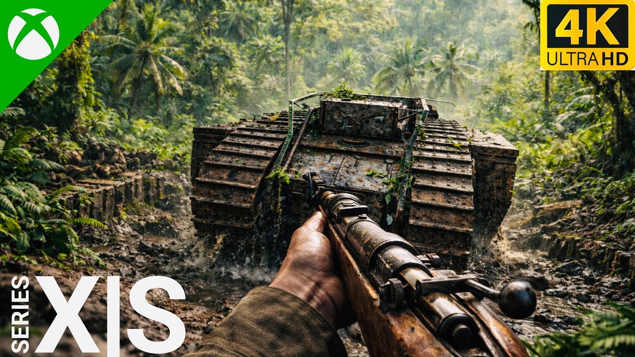 Sneak Attack On German Tank Battalion Looks Amazing (XBOX) | Ultra Realistic Graphics [4K 60FPS HDR]
