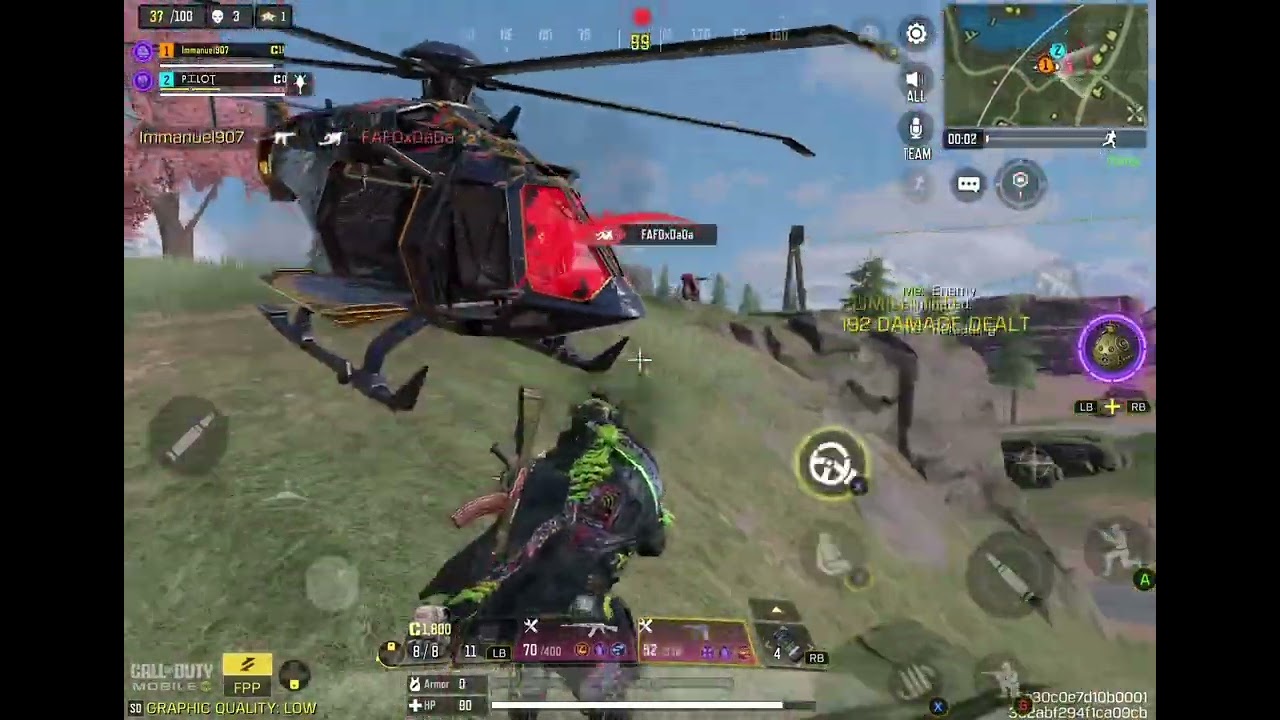 CQB(Close Quarters Battle) around chopper