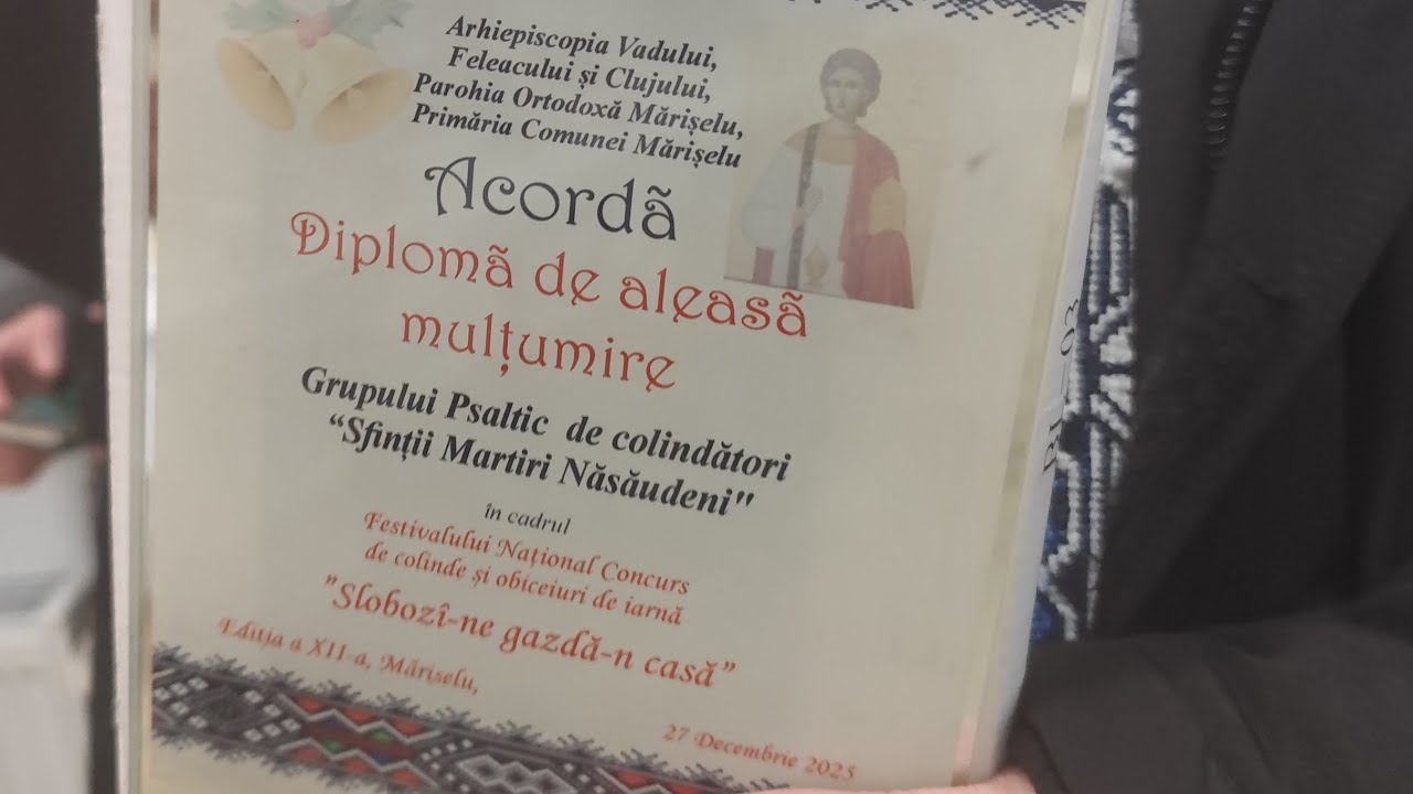 Așa a fost la Concursul de Colinde din anu 2025 ediția a 12 a la Mărișel județul Bistrița Năsăud 🙏🇹🇩
