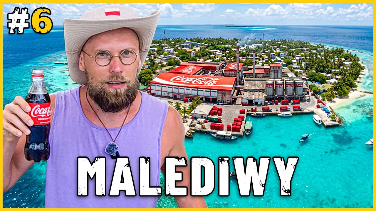 MALEDIWY: Coca Cola ze SŁONEJ WODY! 😮 Jedyna taka NA ŚWIECIE - fabryka działa od 1980 na Thulusdhoo
