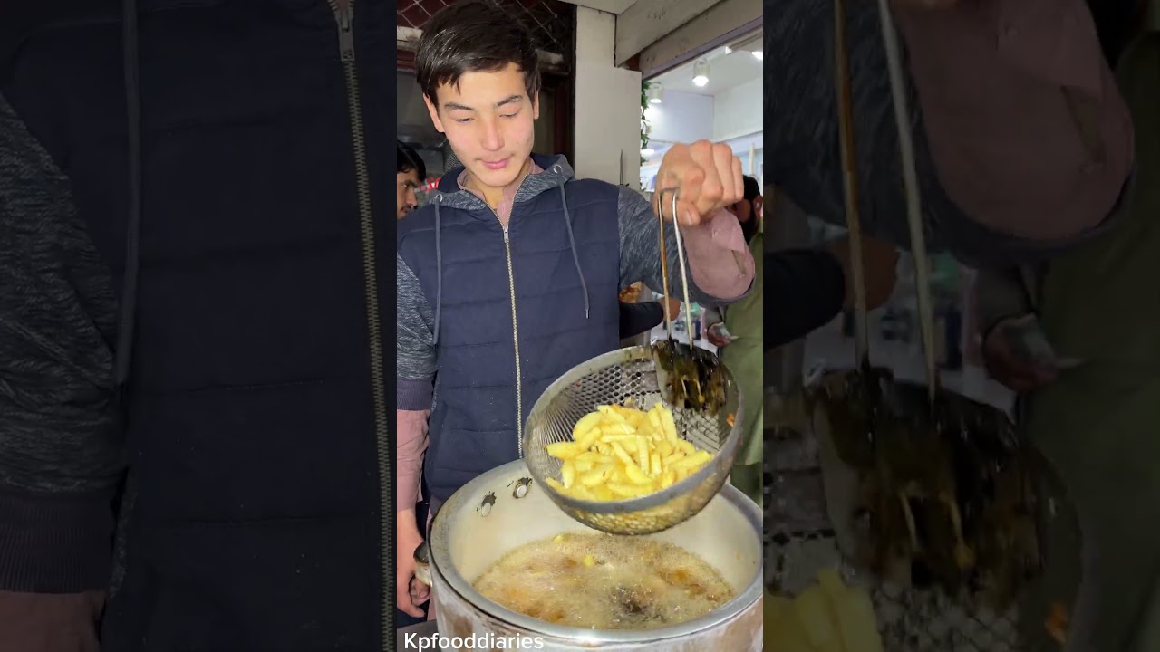 Young Handsome Afghani Boy Selling Unique Fries | French fries | Afghani Fries | F-7Markaz Islamabad